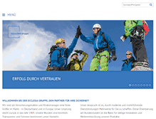 Tablet Screenshot of ecclesia-gruppe.de